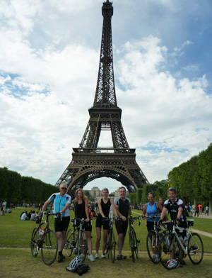 PACE people in Paris complete charity cycle rides